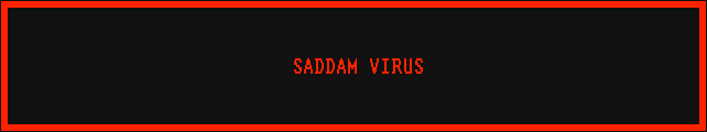 SADDAM Virus